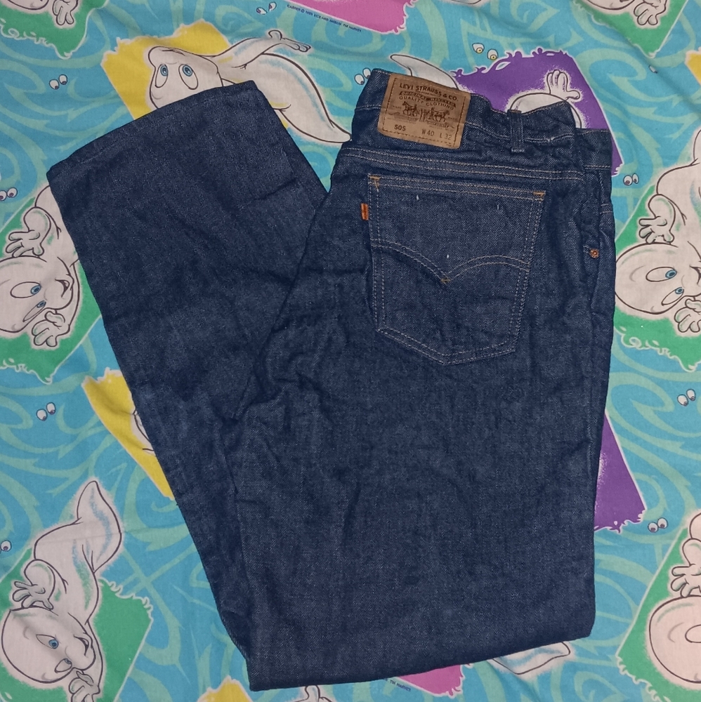 80s Levis Orange Tab Vintage Denim Blue Jeans